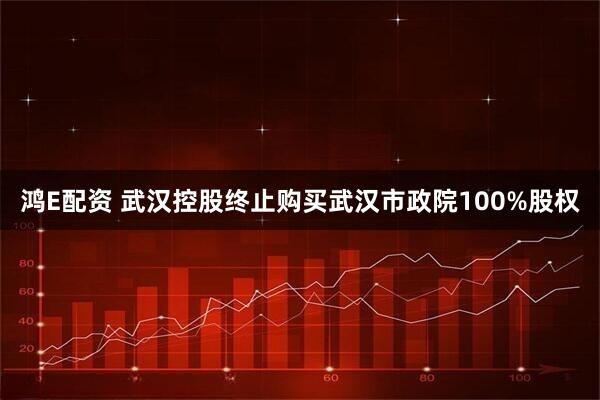 鸿E配资 武汉控股终止购买武汉市政院100%股权