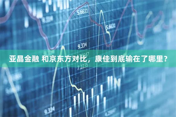 亚晶金融 和京东方对比，康佳到底输在了哪里？