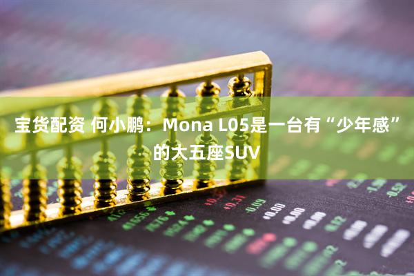 宝货配资 何小鹏：Mona L05是一台有“少年感”的大五座SUV